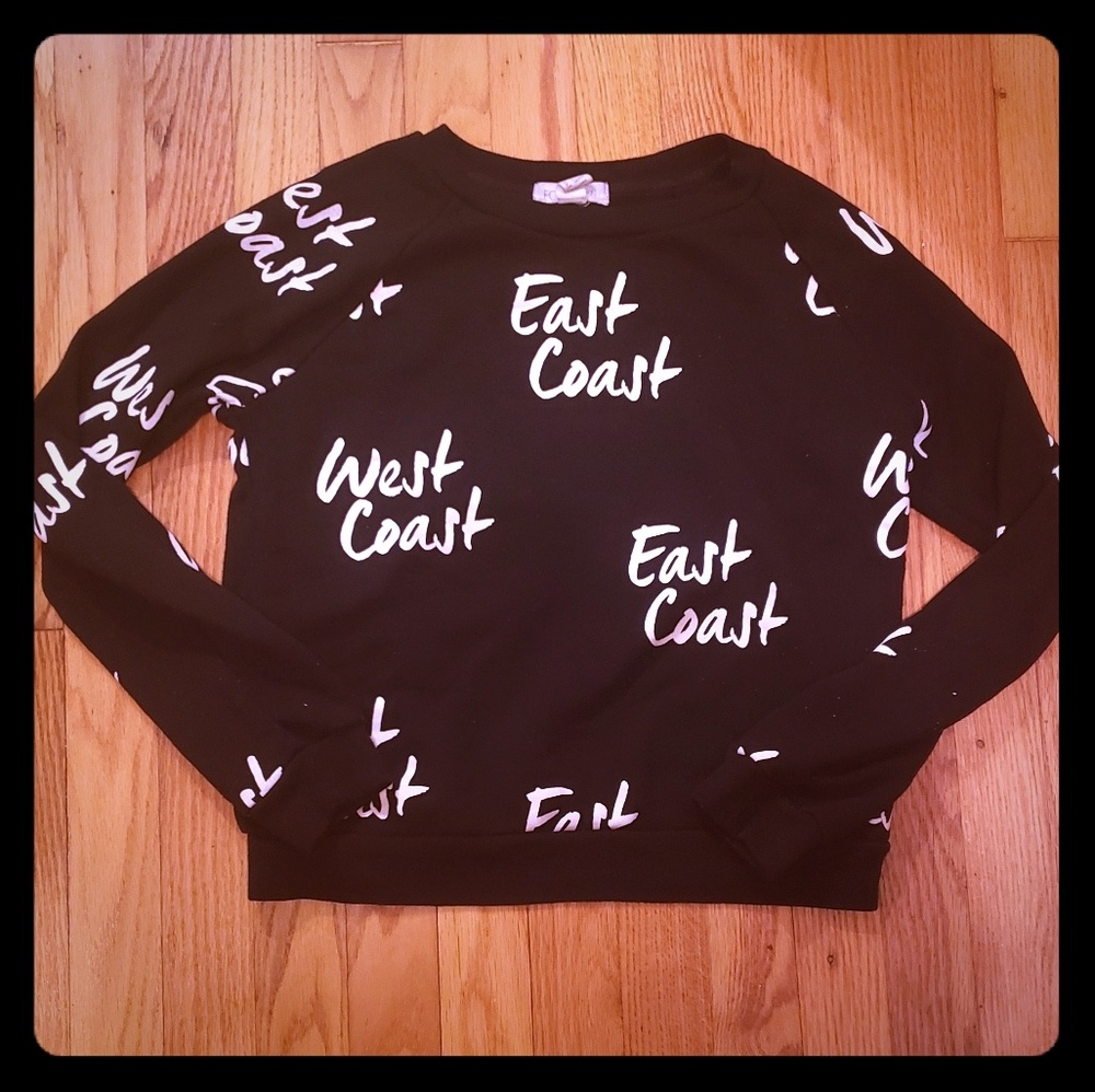 Forever 21 Black Sweatshirt